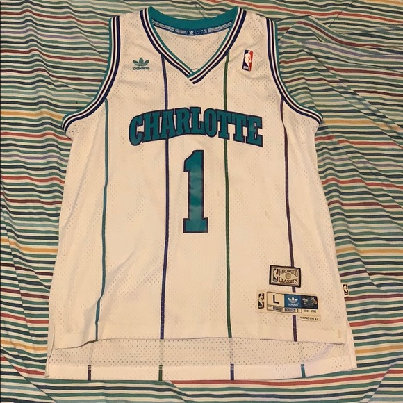 muggsy bogues jersey mitchell and ness